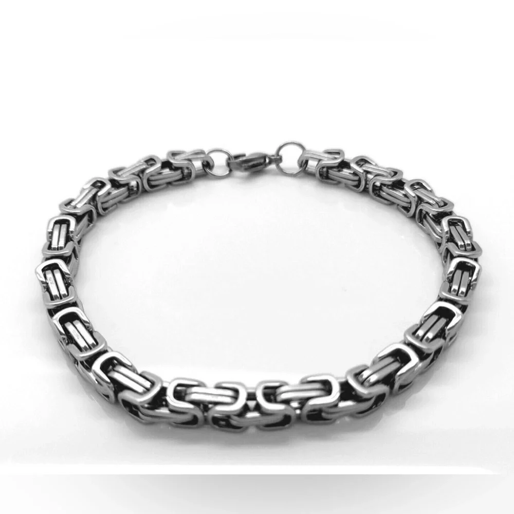 Silver Chain Link Bracelet